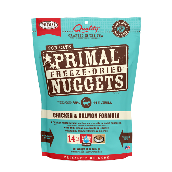 Primal Feline Chicken & Salmon Freeze-Dried Formula - PetCentral Qatar