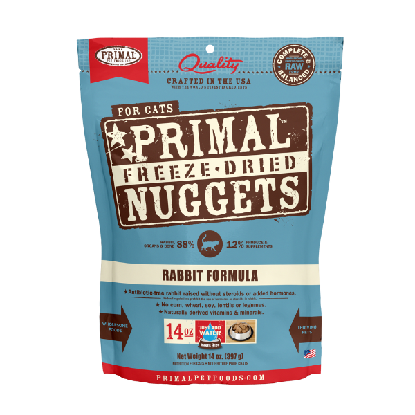 Primal Feline Rabbit Freeze-Dried Formula - PetCentral Qatar
