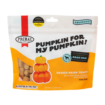 Primal Pumpkin For My Pumpkin Chicken & Pumpkin with Goat Milk Freeze-Dried Treat 2 oz - PetCentral Qatar