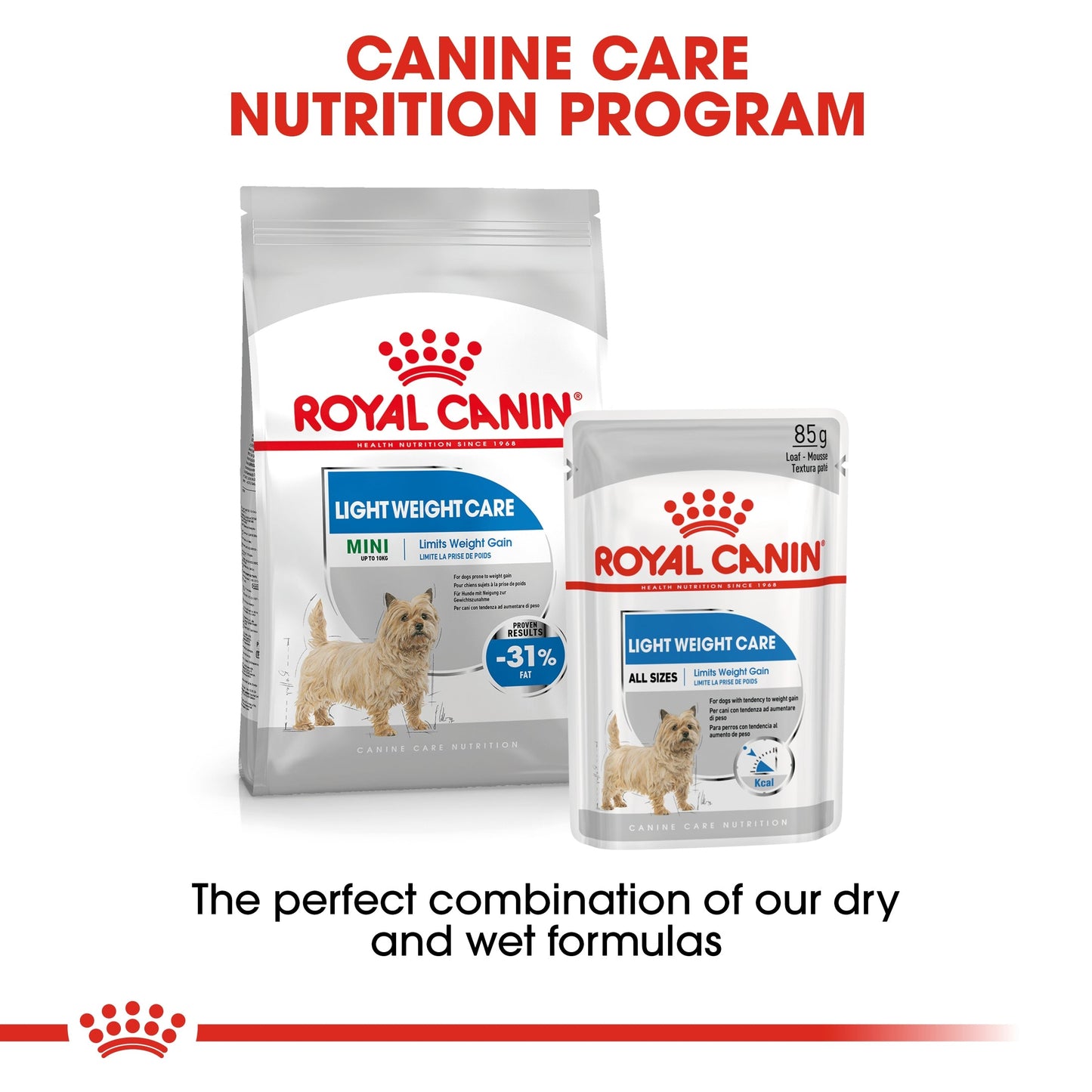 Royal Canin Canine Care Nutrition Light Weight Care (Dog Wet Food - Pouches)