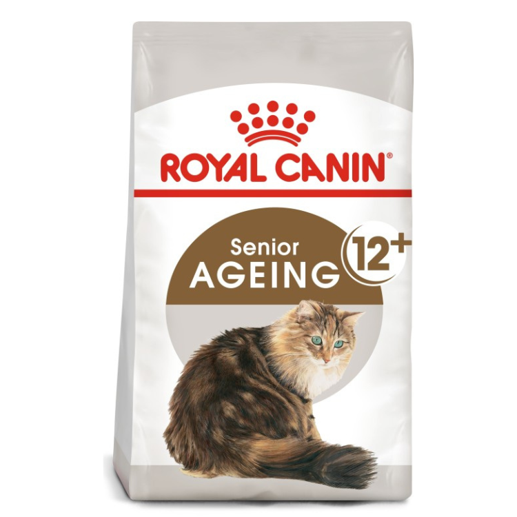 Royal Canin Ageing 12+ Cat Dry Food 2kg bag available at PetCentral Qatar