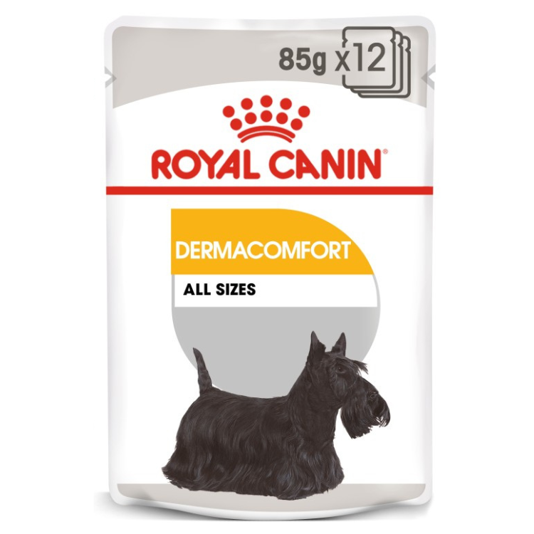 Royal Canin Dermacomfort Wet Dog Food 12x85g Qatar Buy PetCentral