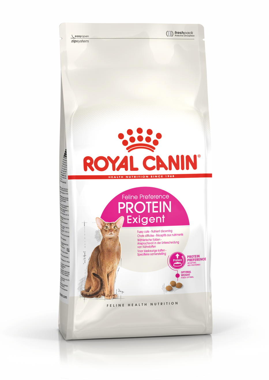 Cat Dry Food - Royal Canin Exigent Protein Cat Dry Food 2kg bag available at PetCentral Qatar