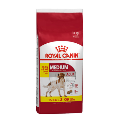Royal Canin Medium Adult 15+3 KG Dog Food Qatar Buy PetCentral
