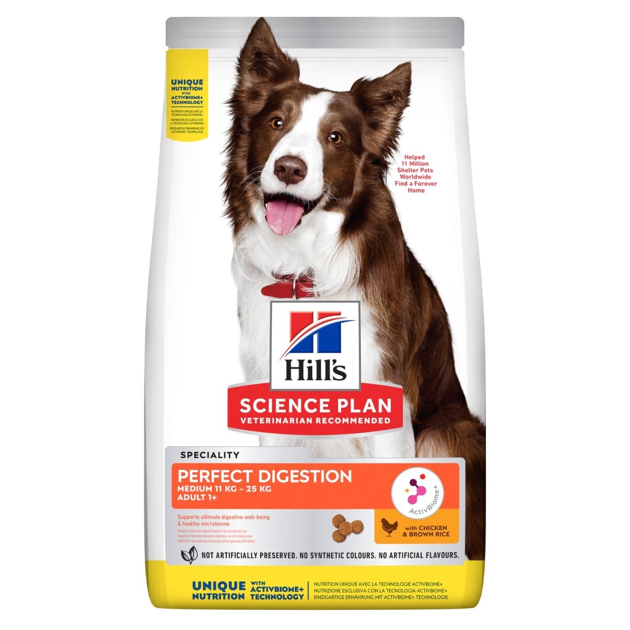 Hill’s Science Plan Perfect Digestion Medium Adult 1+ Dog Food with Chicken and Brown Rice