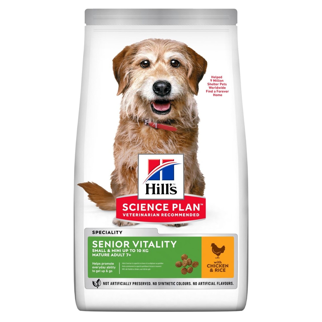 Hill's Science Plan Senior Vitality Small & Mini Mature Adult 7+ Dog Food with Chicken & Rice