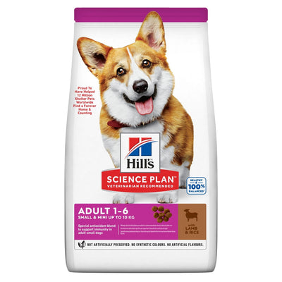 Hill's Science Plan Small & Mini Adult Dog Food with Lamb & Rice