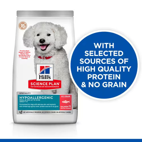 Hill?? Science Plan Hypoallergenic Small & Mini Adult Dry Dog Food With Salmon (1.5KG)