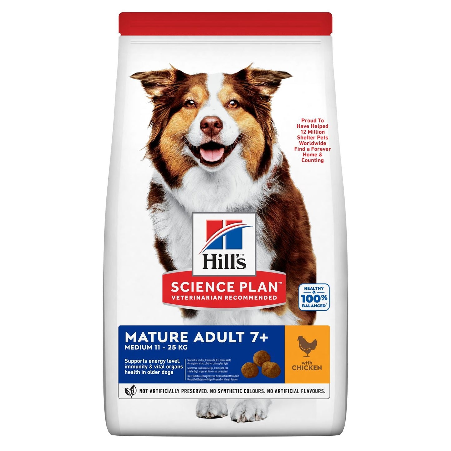 Hill's Science Plan Medium Mature Adult 7+ Dog Food with Chicken