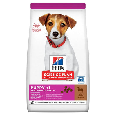 Hill's Science Plan Small & Mini Puppy Food with Lamb & Rice
