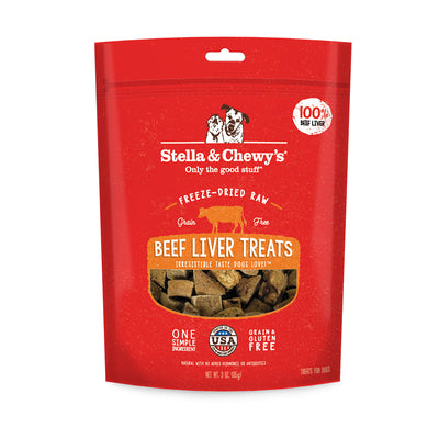 Stella & Chewy's Beef Liver Treats 3 oz - PetCentral Qatar