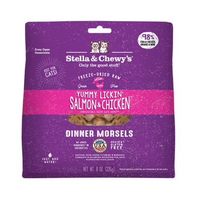 Stella & Chewy's Cat FD Yummy Lickin' Salmon & Chicken - PetCentral Qatar