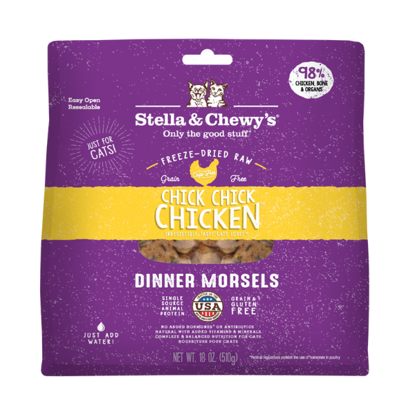 Stella & Chewy's Chick Chick Chicken Freeze-Dried Dog Treats - PetCentral Qatar