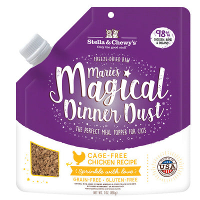 Stella & Chewy's Marie's Magical Dinner Dust Cat Cage-Free Chicken Recipe 7 oz - PetCentral Qatar