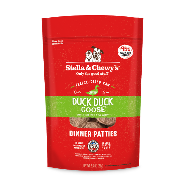 Stella & Chewy's Dog FD Duck Duck Goose Patties - PetCentral Qatar