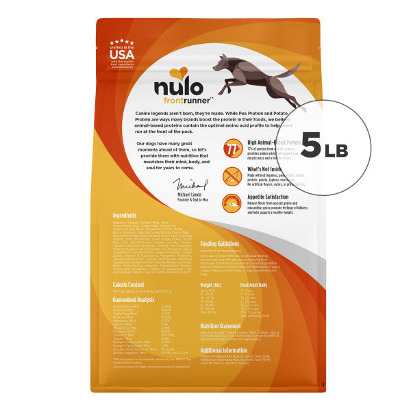Nulo Frontrunner Adult Dog Chicken, Oats & Turkey