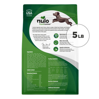 Nulo Frontrunner Puppy Chicken, Oats & Turkey 2.3KG Bag Dog Dry Food