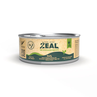 Zeal Grain Free Canned Cat Food 90g (Chicken Recipe)